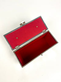 Vintage Woven Metal Box Purse