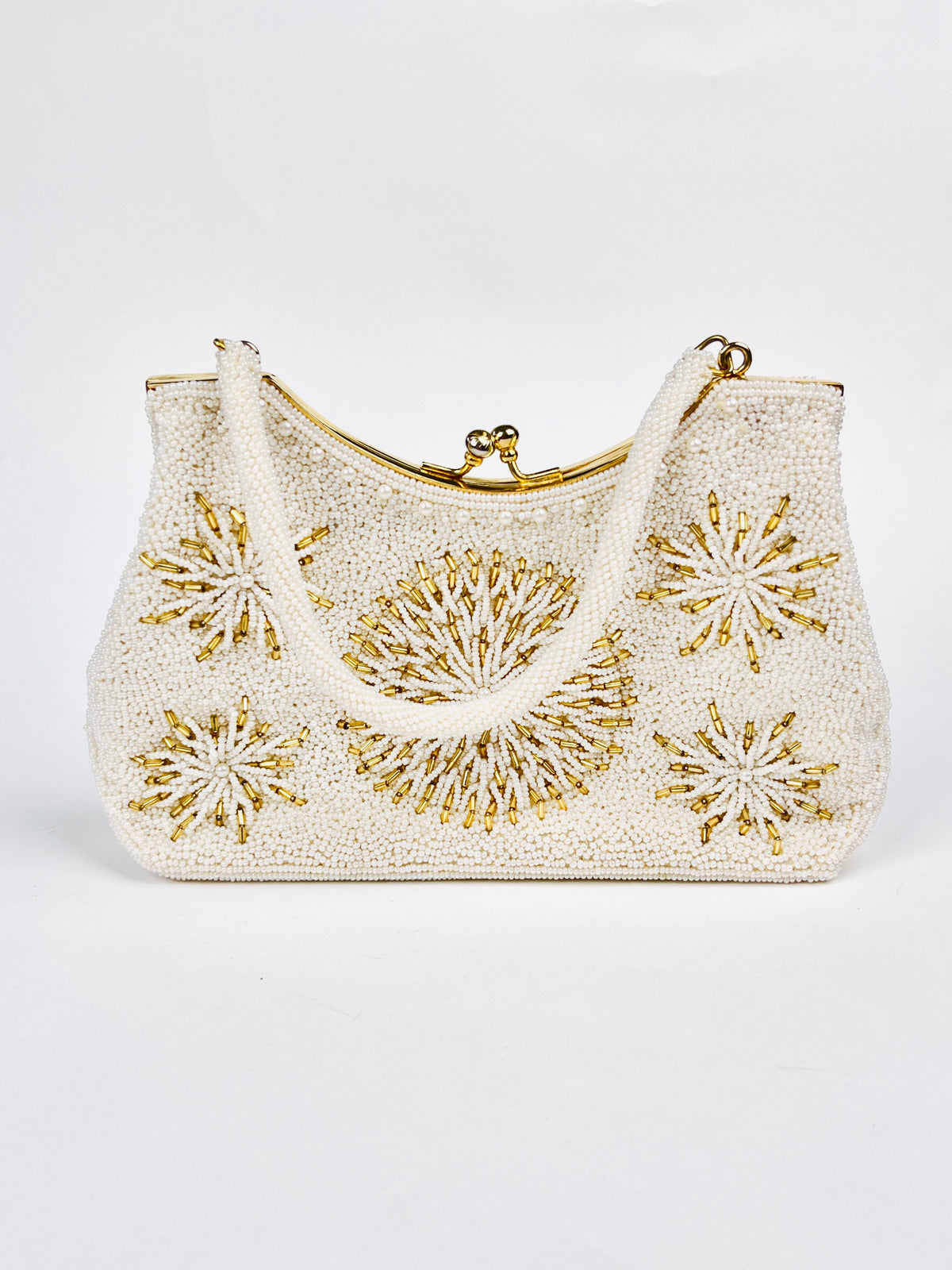 Vintage 1960s Beaded Handbag