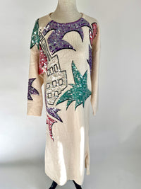 Vintage Angora & Wool Sweater Dress