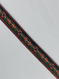 Vintage Brown Leather Brighton Belt