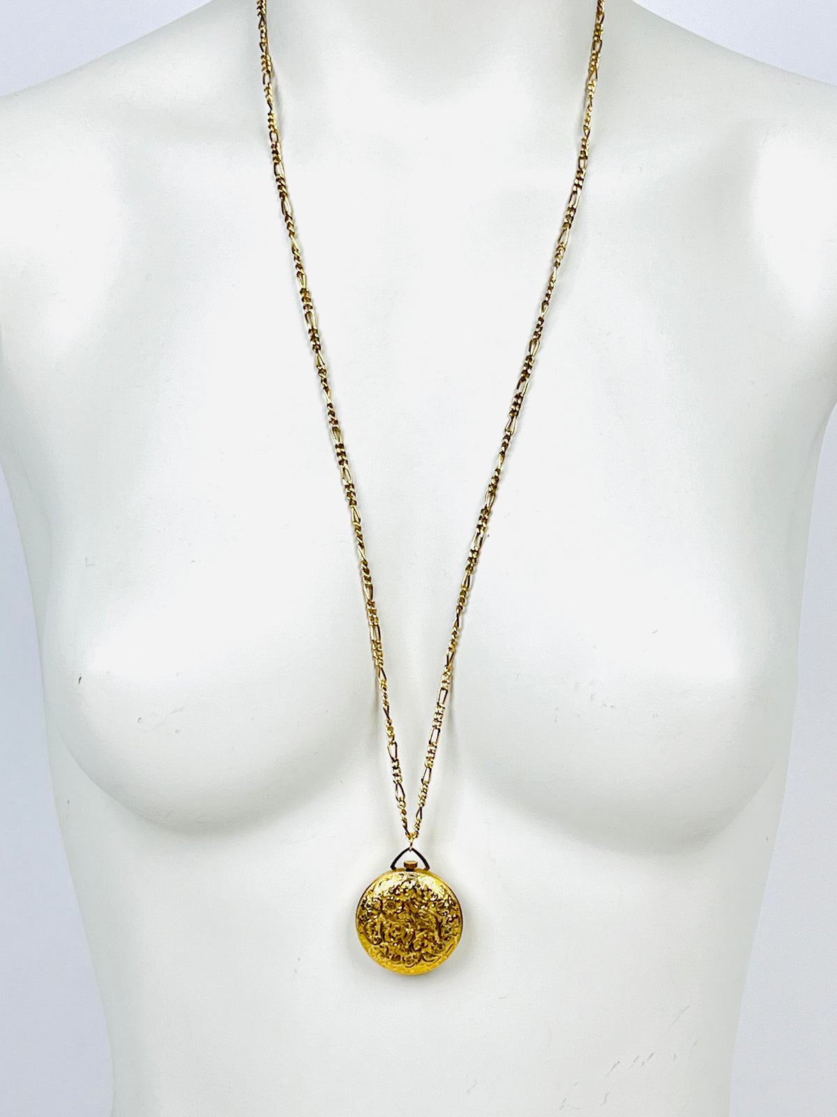 Vintage Watch Necklace with Swiss Movement