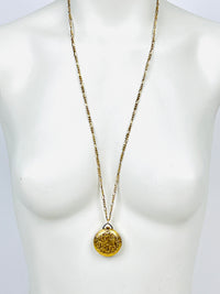 Vintage Watch Necklace with Swiss Movement