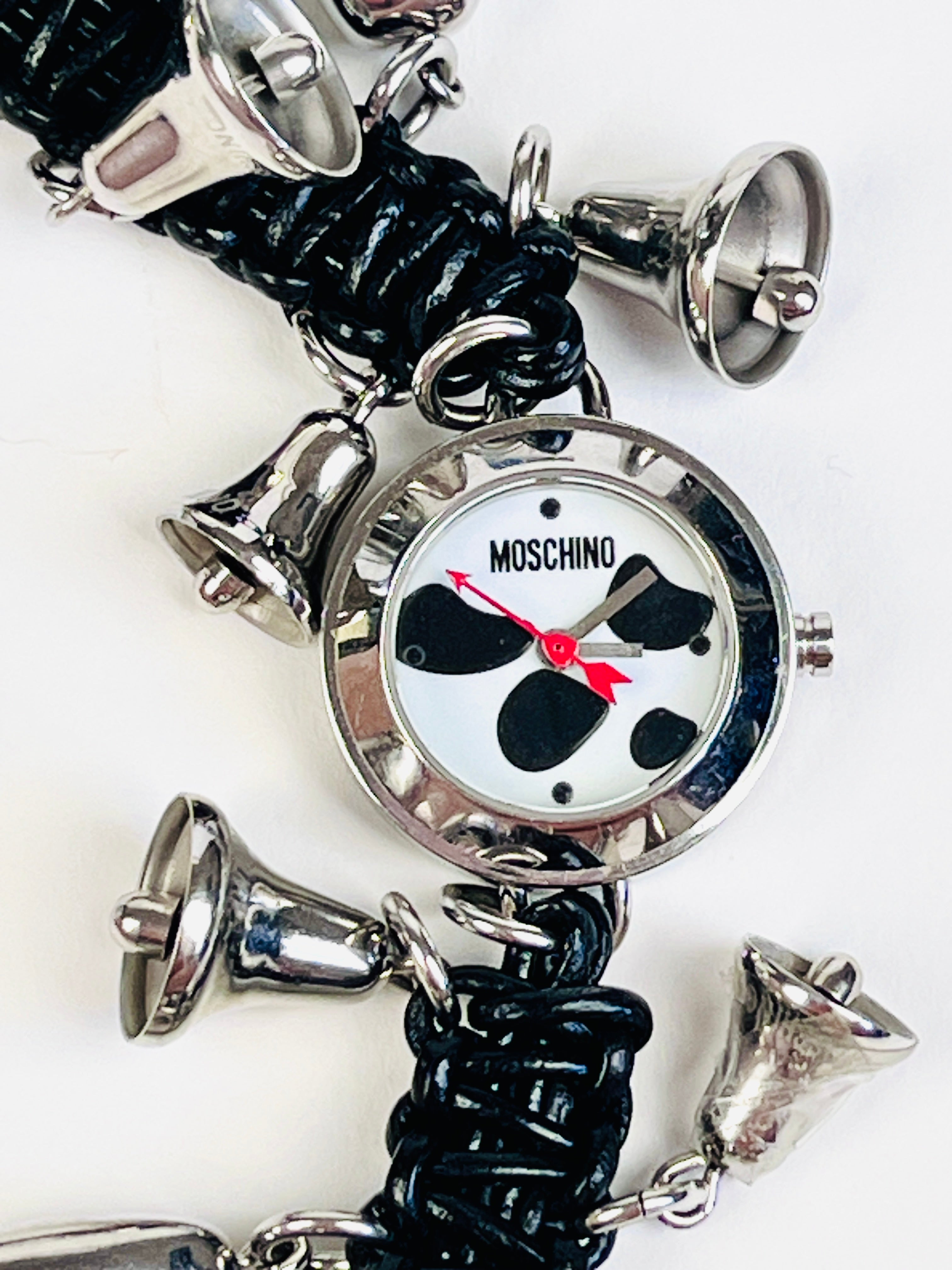 90s Moschino Hours & Minutes Watch and Desk Clock - “I Love Cow