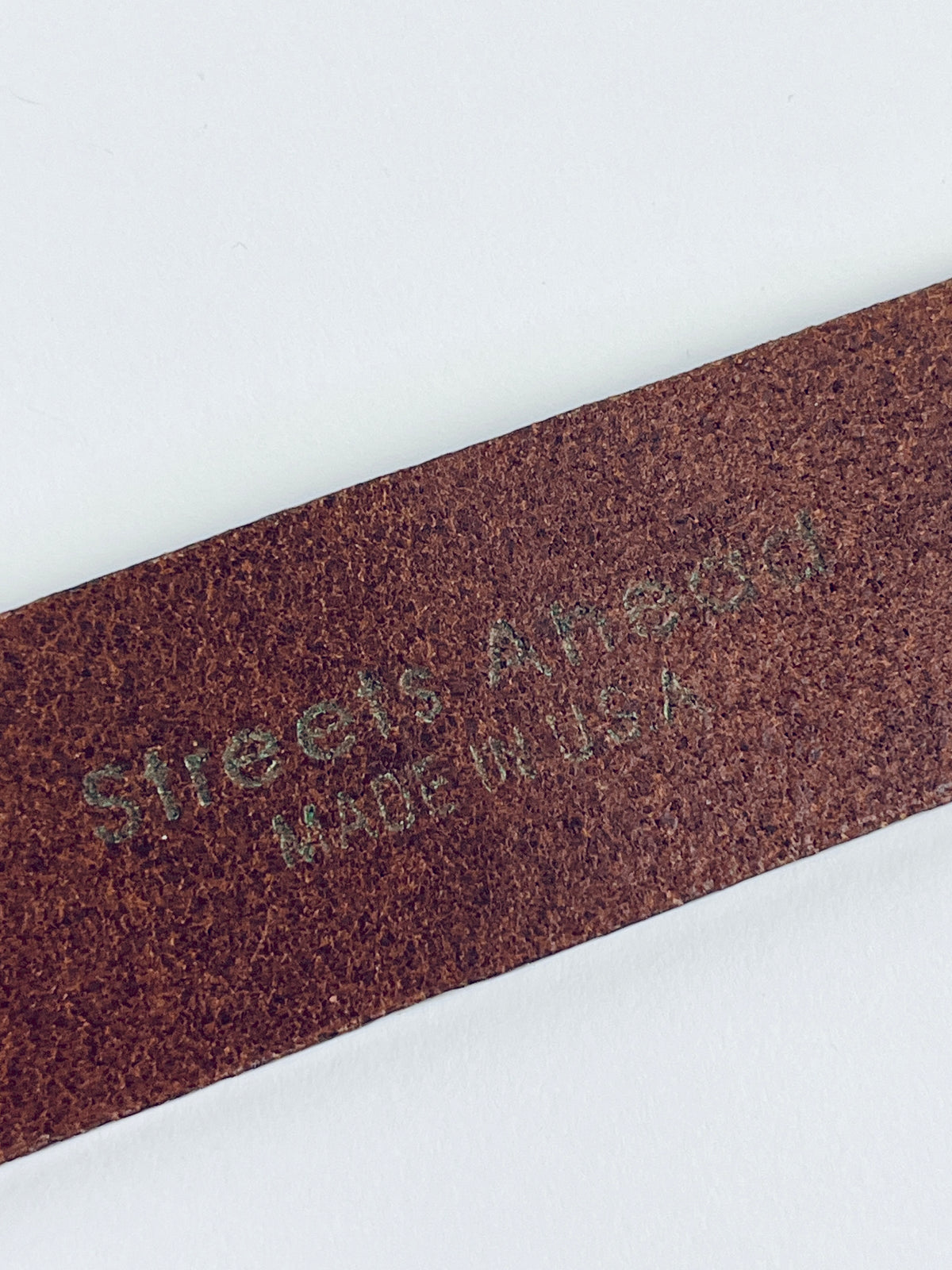 Vintage Leather Belt & Pouch by Streets Ahead