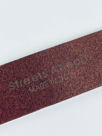 Vintage Leather Belt & Pouch by Streets Ahead