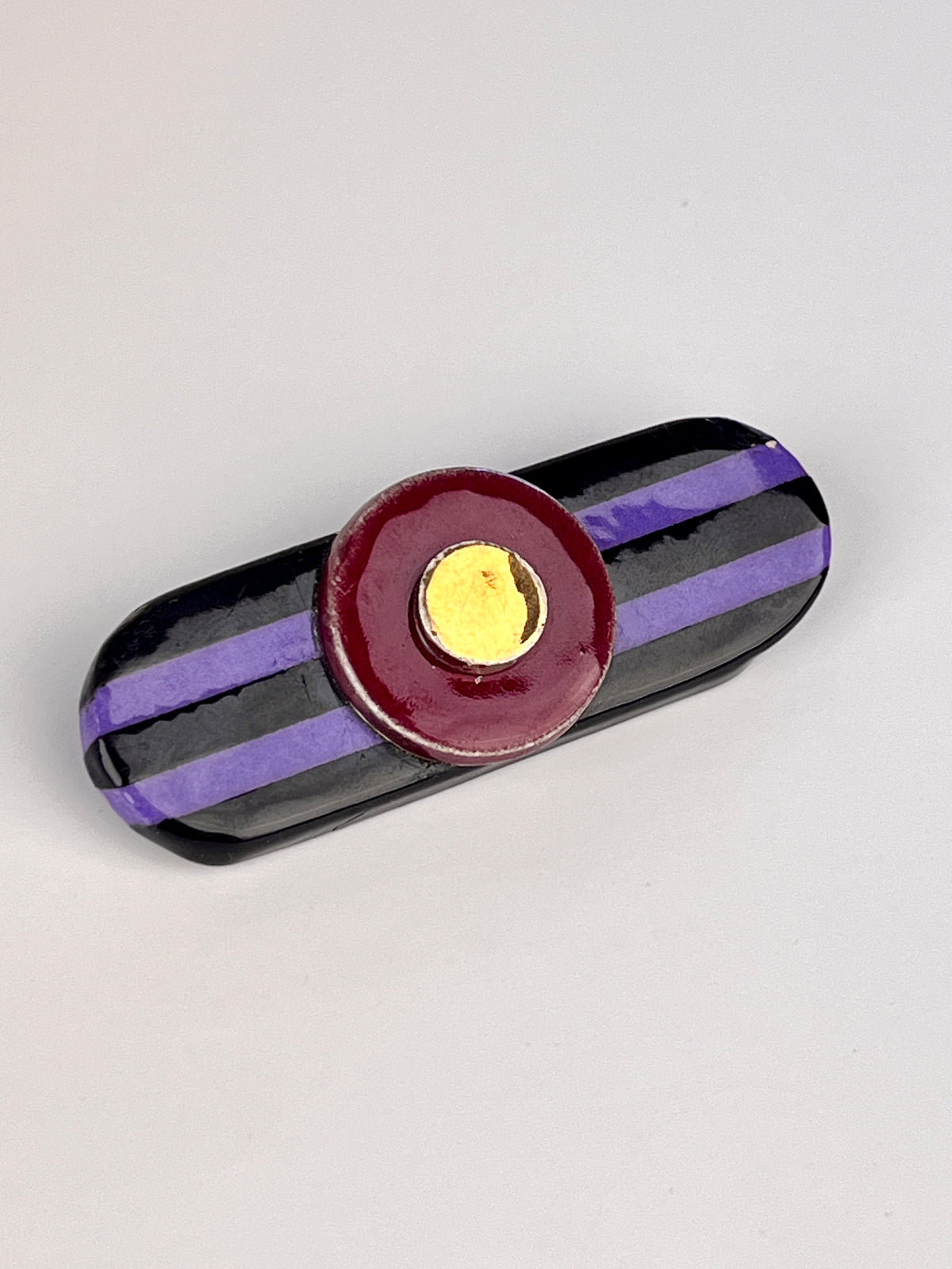 Postmodern Ceramic Brooch