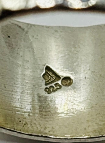 Vintage Textured Sterling Band