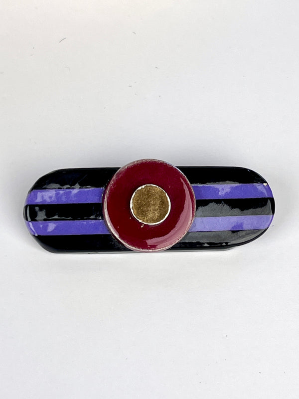 Postmodern Ceramic Brooch
