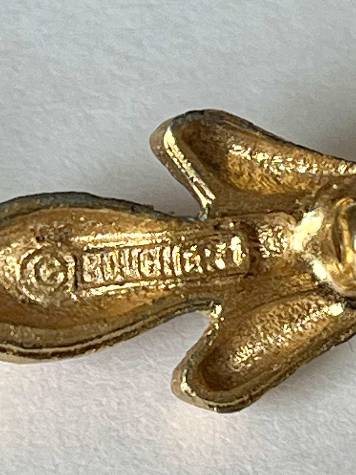 Vintage Mid-Century Cat & Pearl Brooch by Boucher