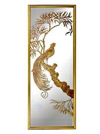 Vintage 1960s Hollywood Regency Wall Mirror