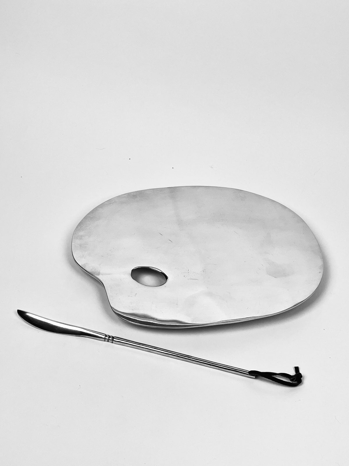 Artist Palette Cheese Board & Knife by Nina Oberoi-Lunares