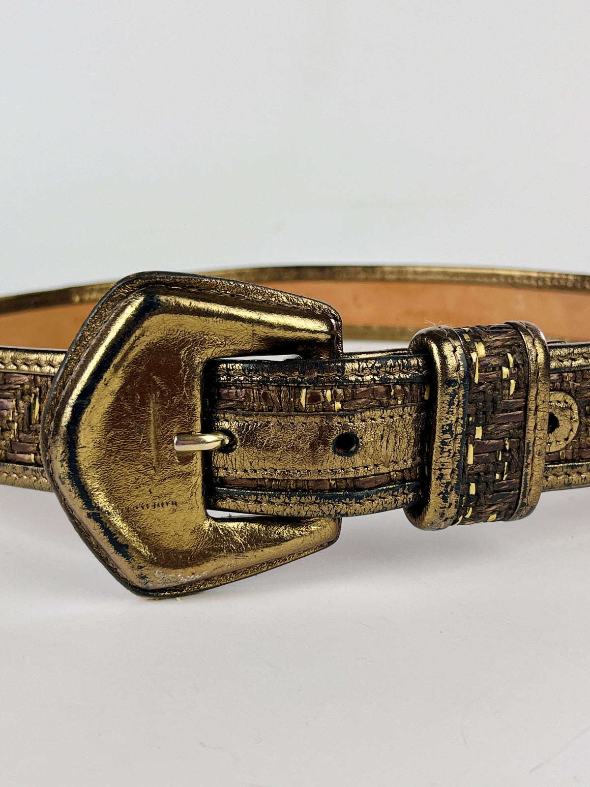 Vintage Carlos Falchi Leather Belt