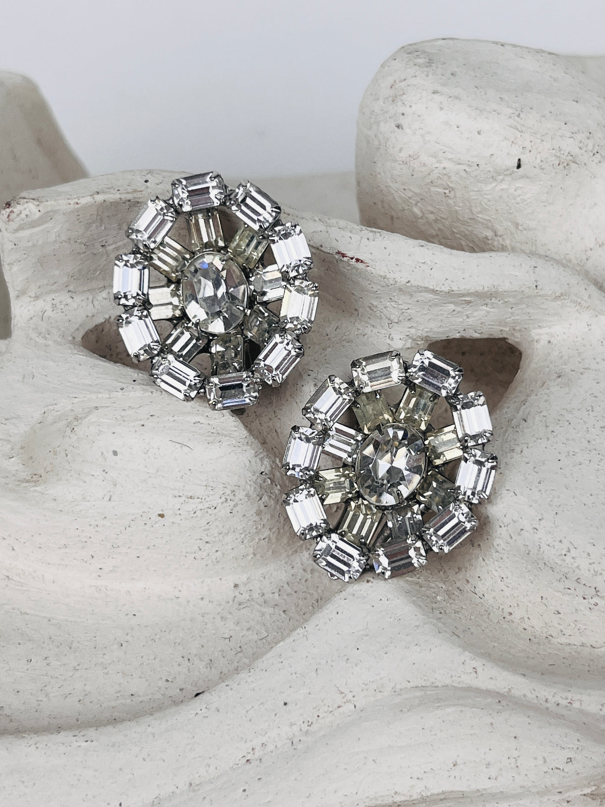 Vintage Rhinestone Earrings