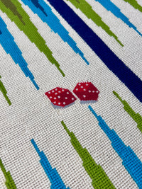 Jonathan Adler Needlepoint Backgammon Board