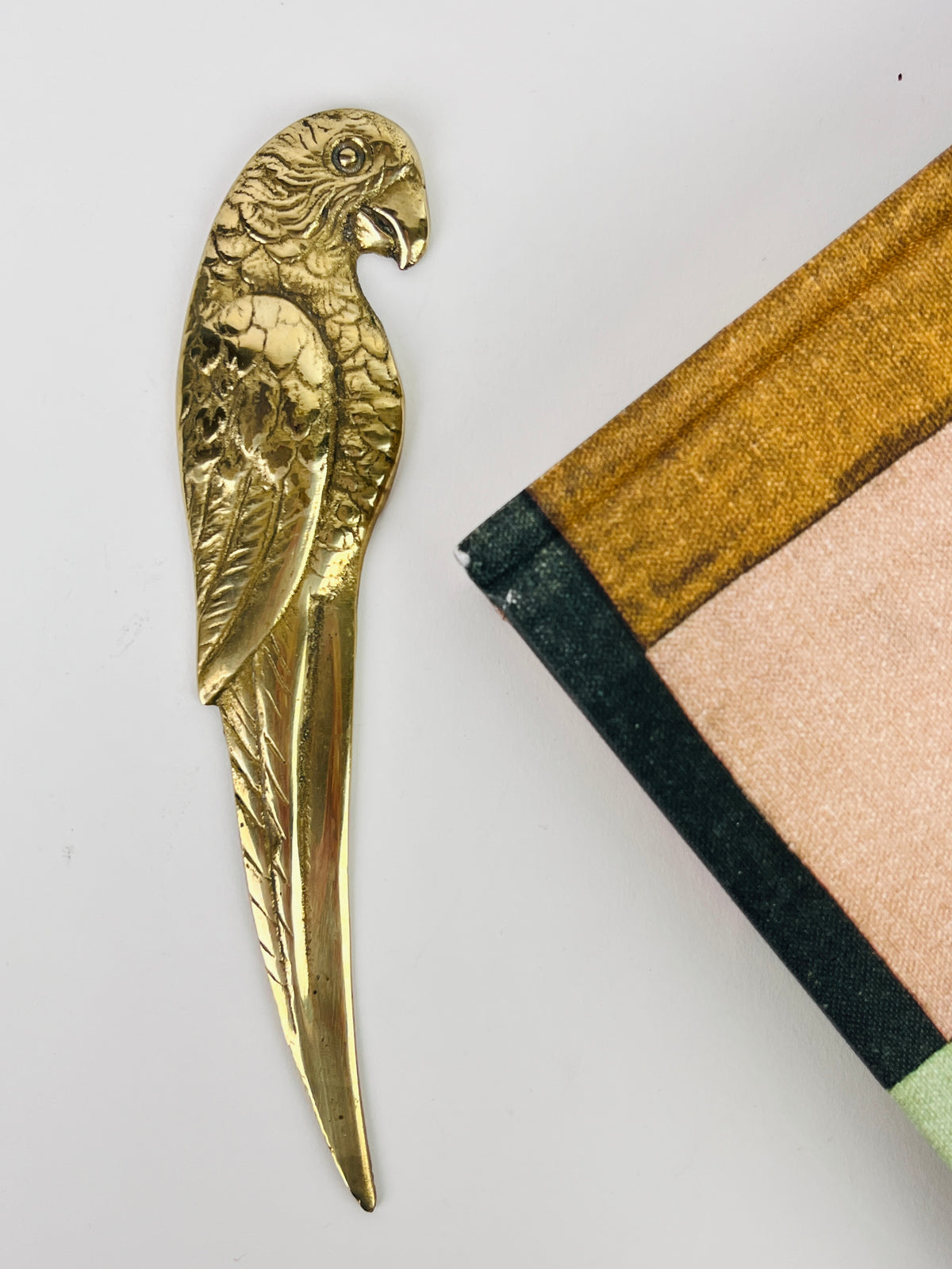 1940s Brass Parrot Letter Opener