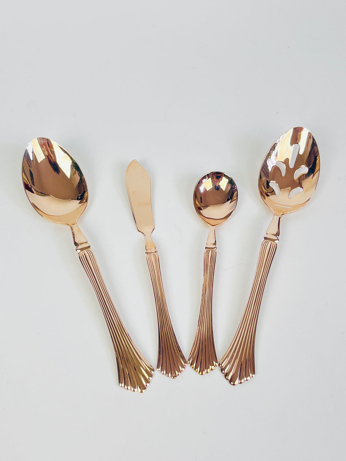 Vintage Towle Rosey Gold Flatware Set