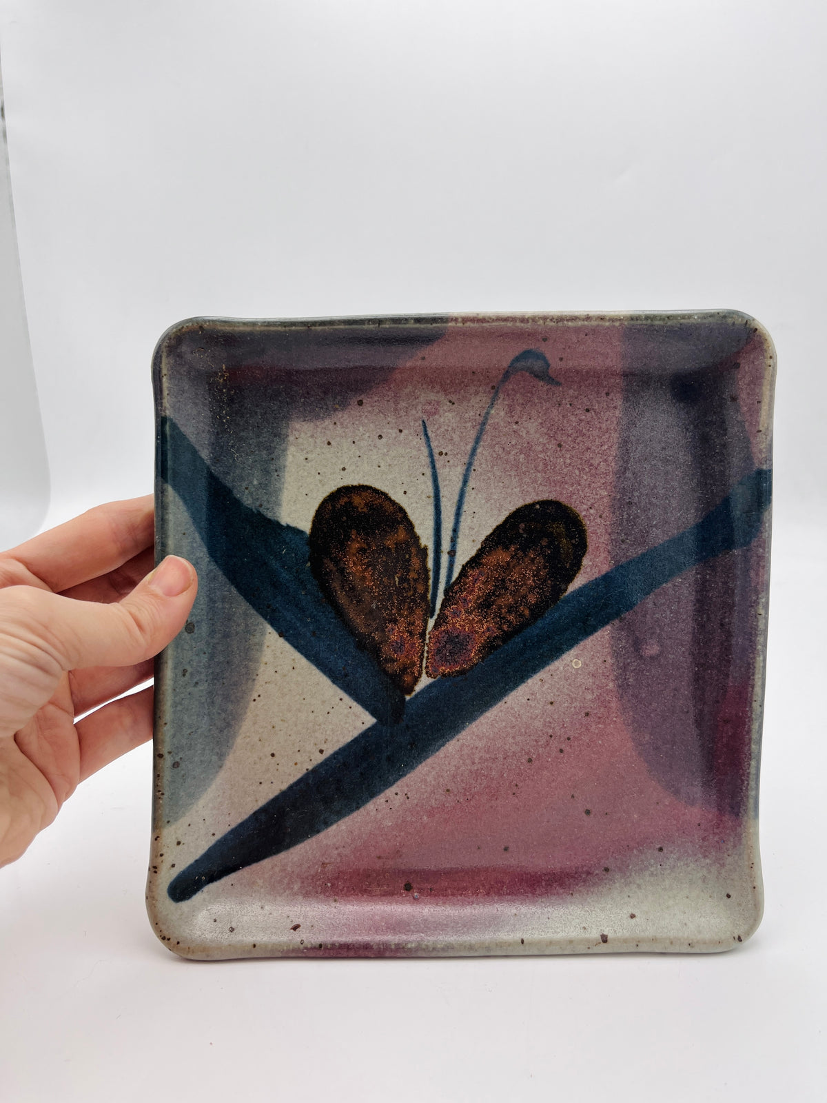Vintage John Freimarck Butterfly Platter