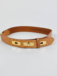 Vintage Genuine Leather Belt