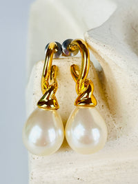 Vintage Faux Pearl Earrings by Carolee