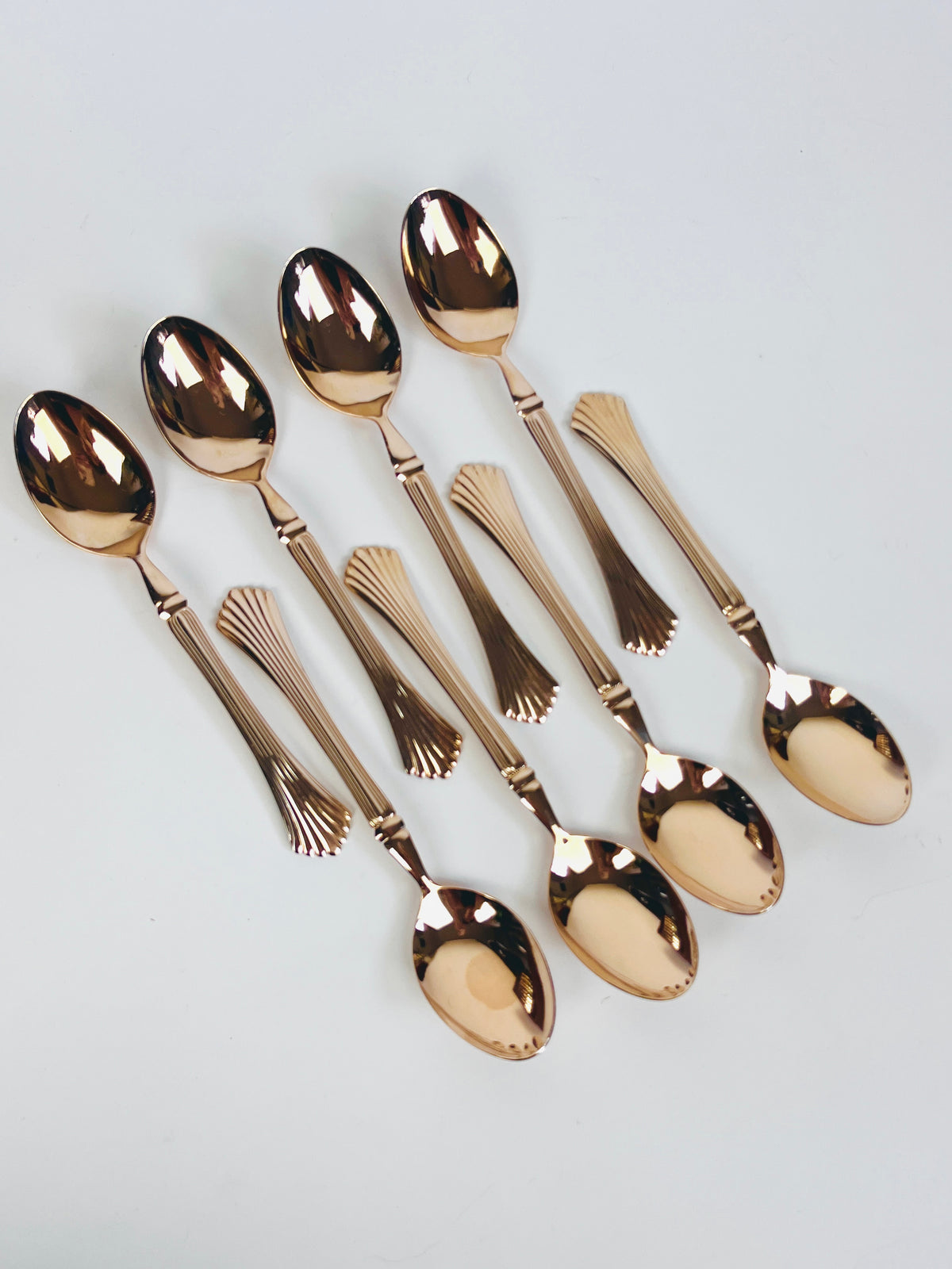 Vintage Towle Rosey Gold Flatware Set