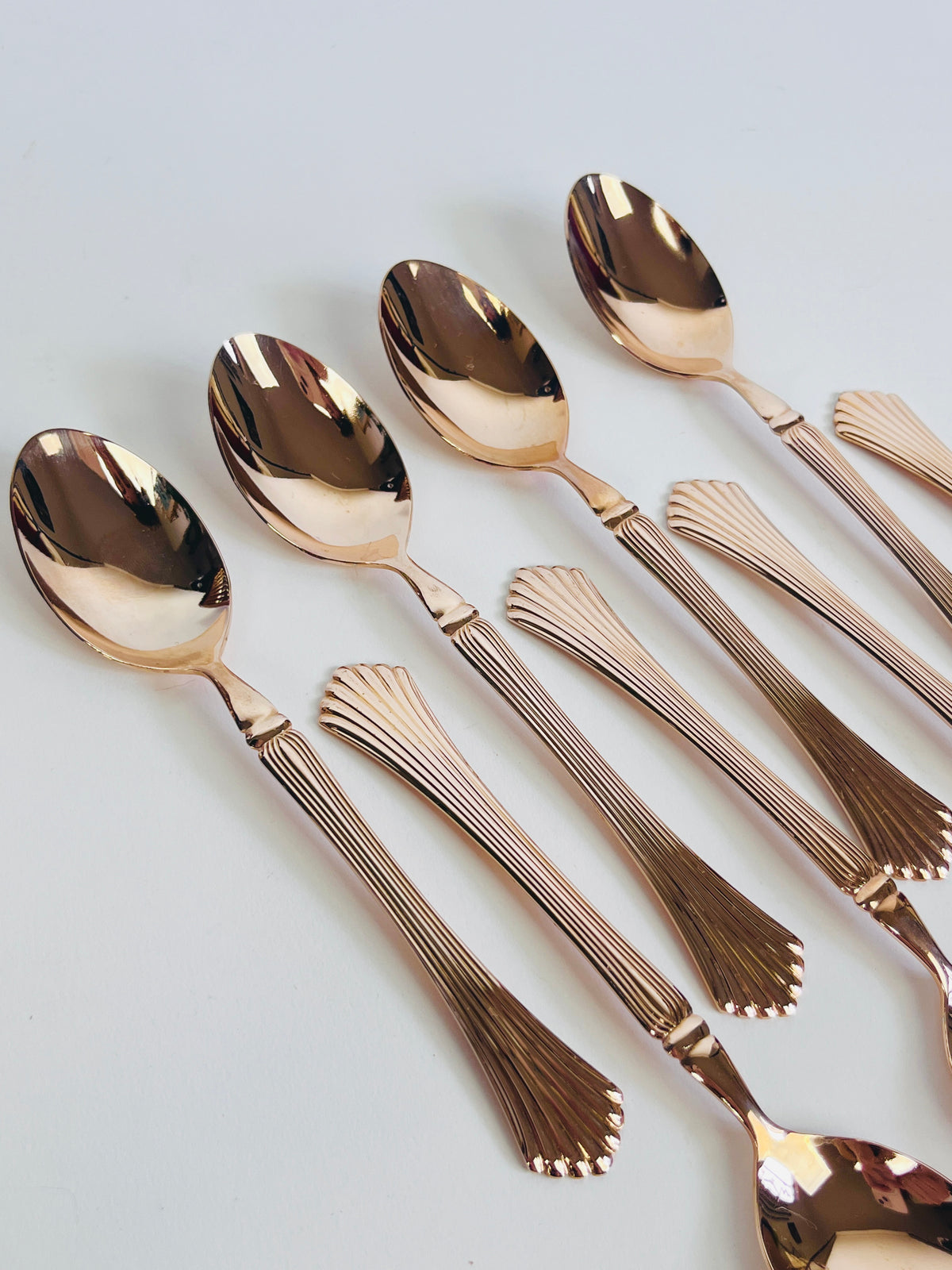 Vintage Towle Rosey Gold Flatware Set