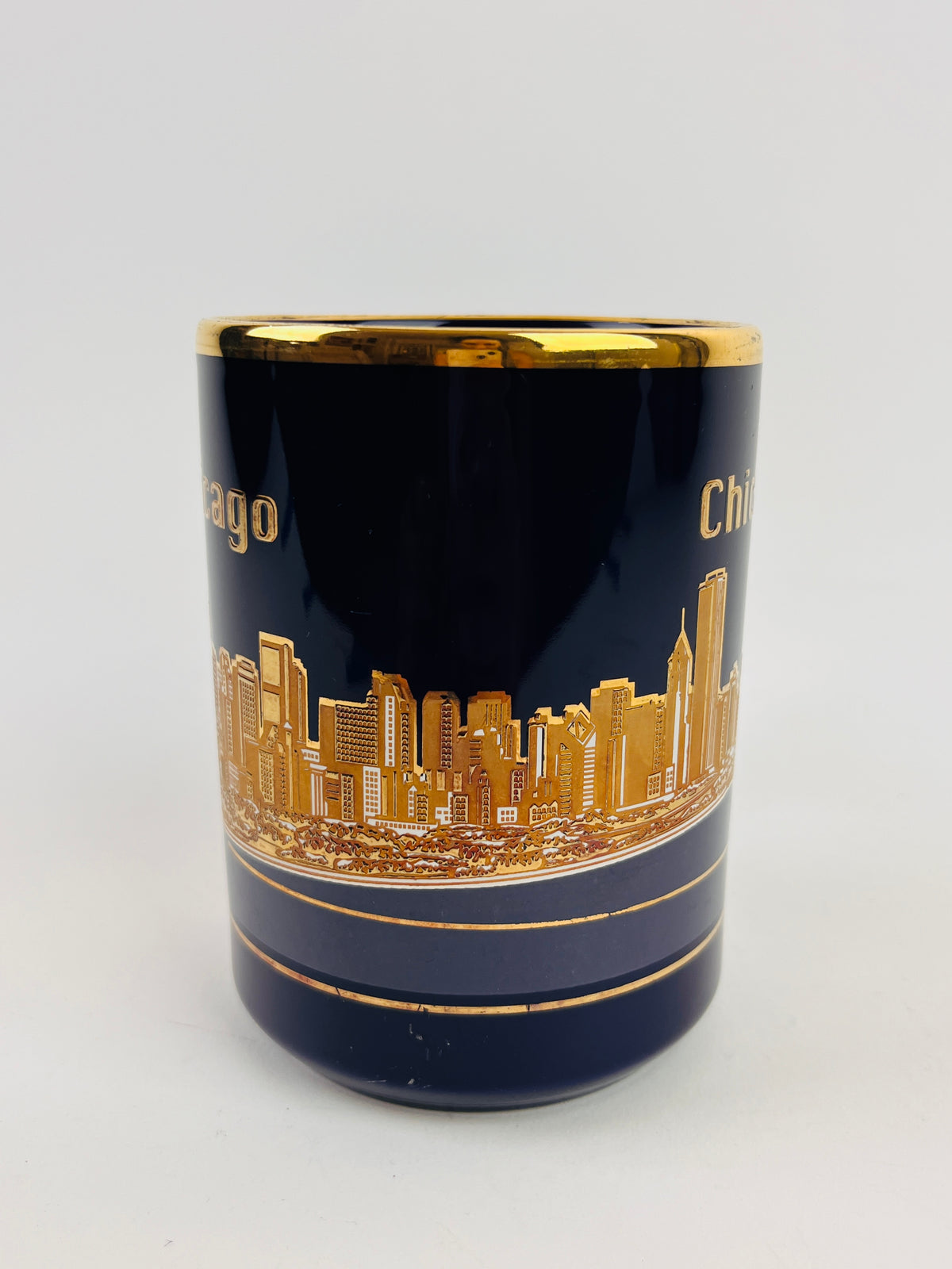 Monogram mug with 22 karat gold initial – ShopGoldenandGrey