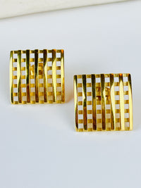 Vintage Caged Square Earrings