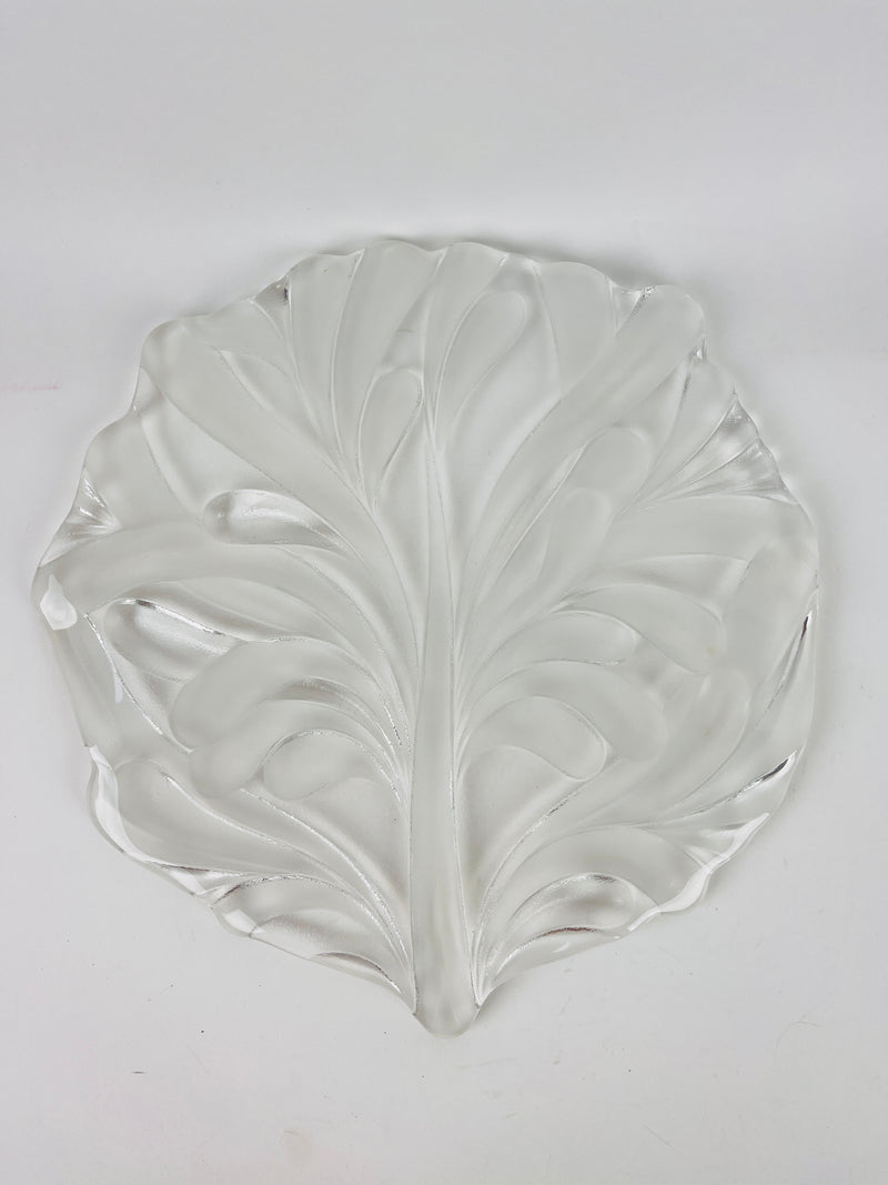 Vintage Crystal Cake Plate by Larry Laslo for Mikasa