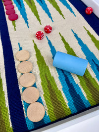 Jonathan Adler Needlepoint Backgammon Board