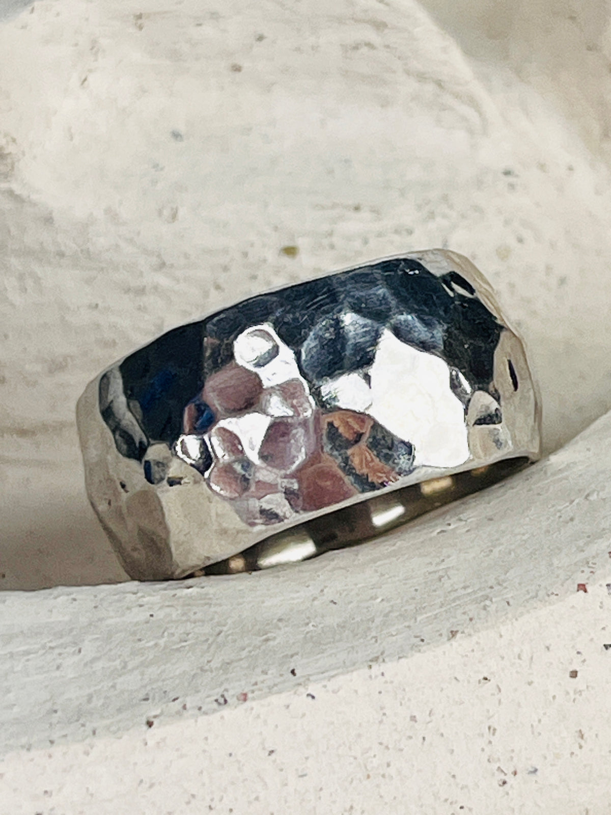 Vintage Textured Sterling Band