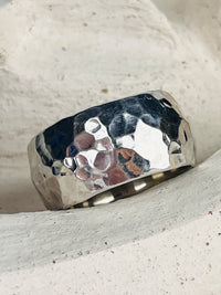 Vintage Textured Sterling Band