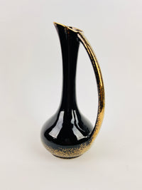 Vintage Gold-Plated Porcelain Vase