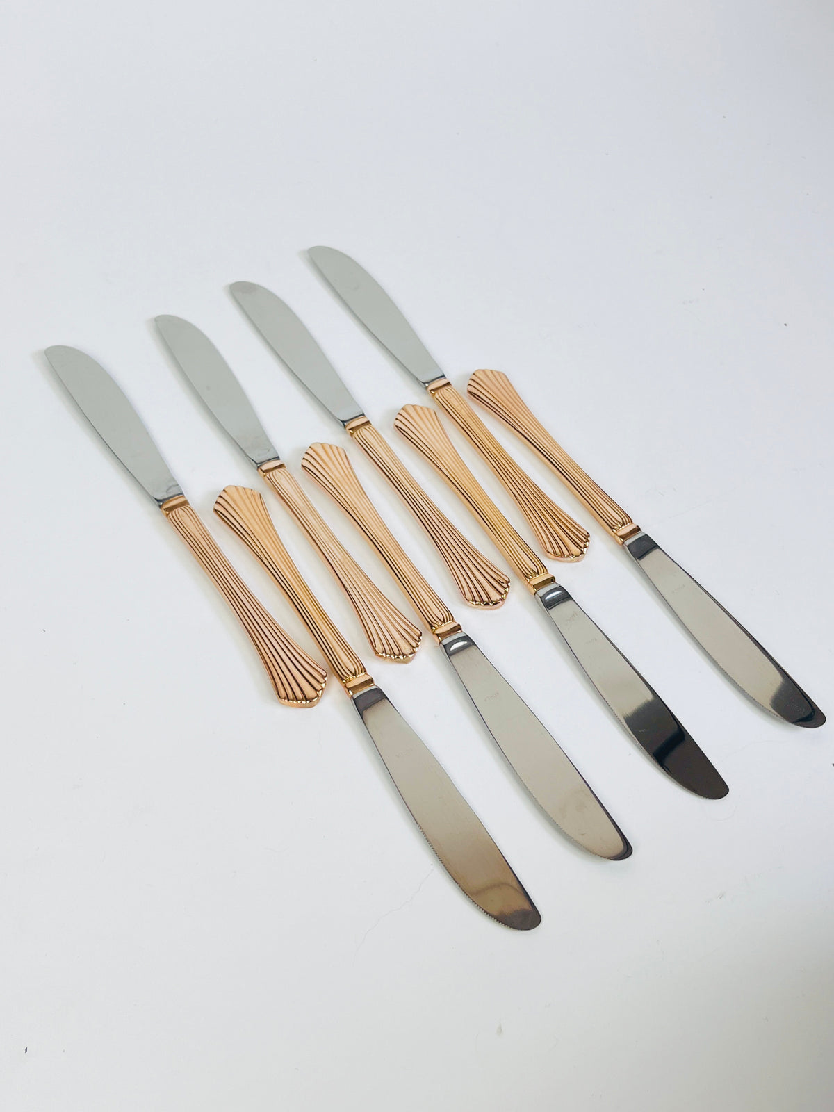 Vintage Towle Rosey Gold Flatware Set