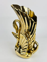 Brass Swan Vase by Frederick Cooper Chicago