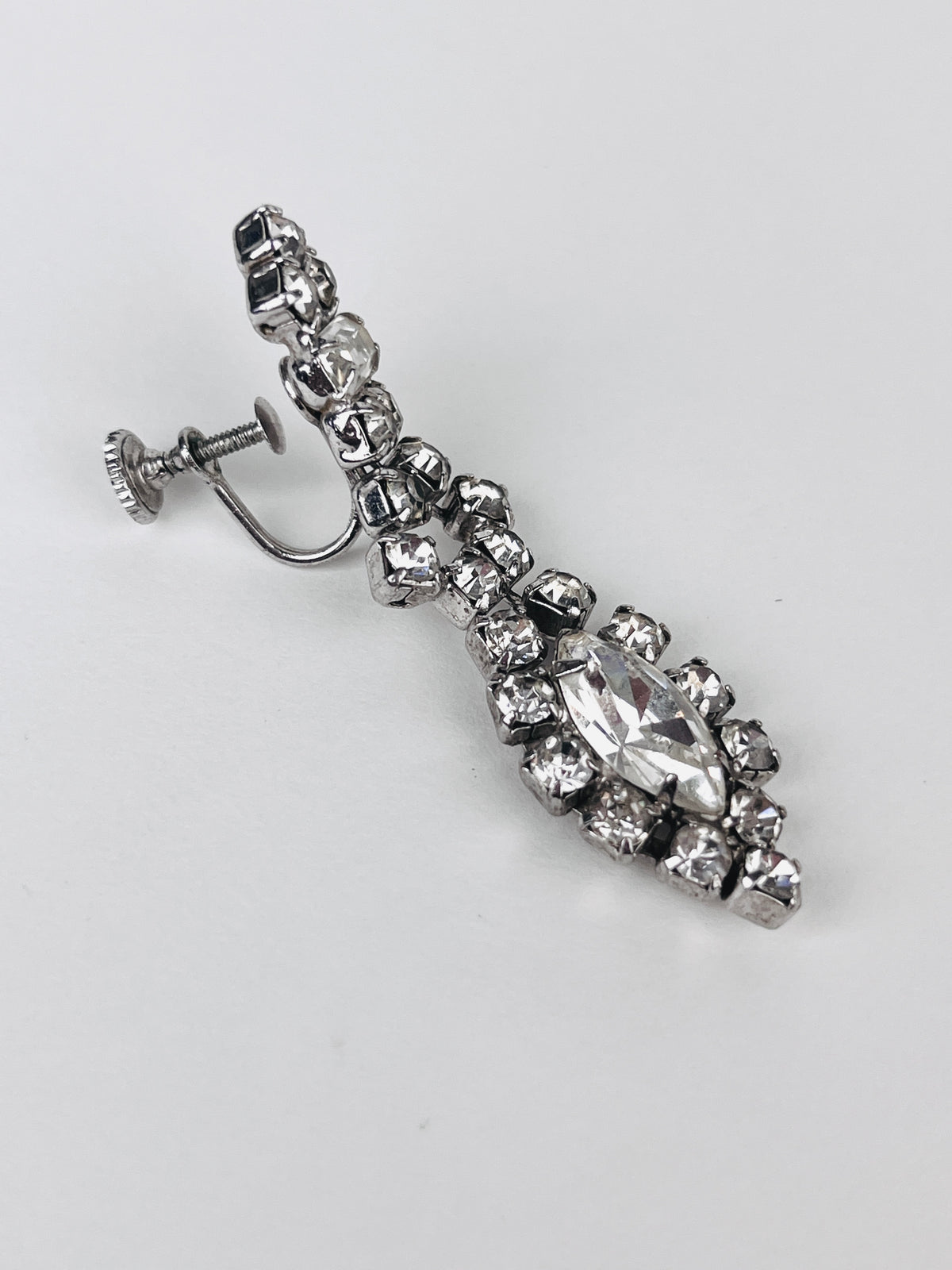 Vintage Rhinestone Drop Earrings