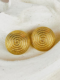 Vintage Coiled Rope Earrings