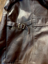1970s Vintage Brown Leather Jacket