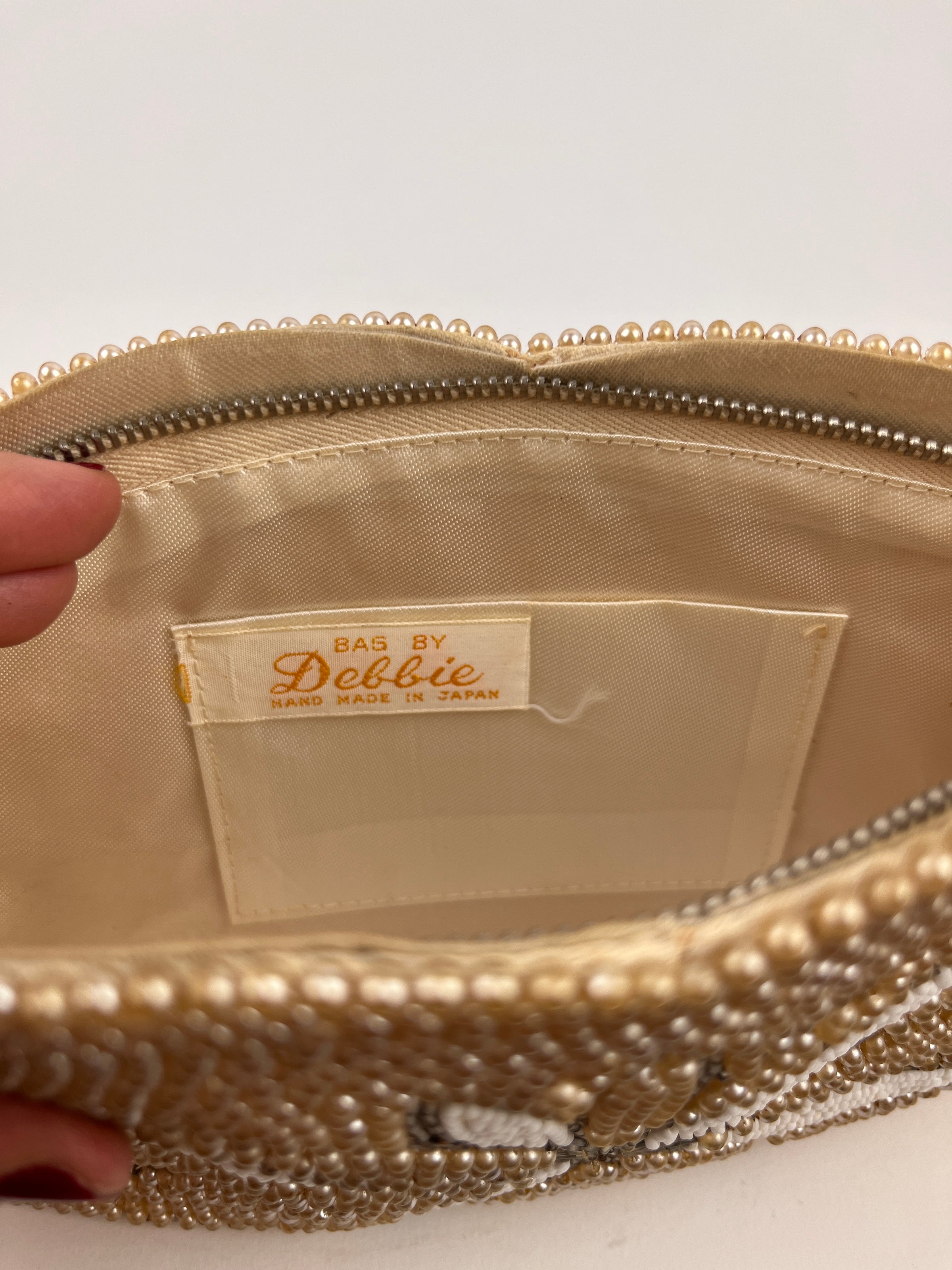 vintage beaded clutch purse