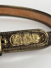 Vintage Carlos Falchi Leather Belt