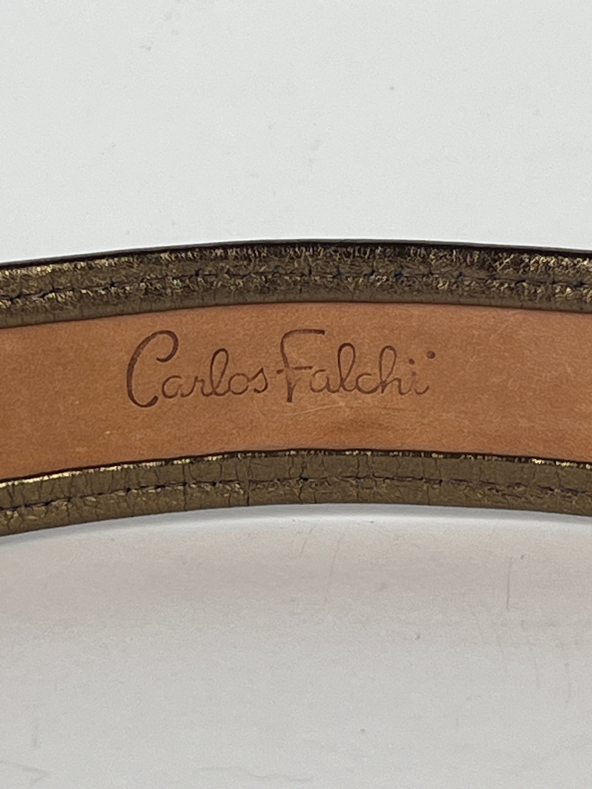 Vintage Carlos Falchi Leather Belt