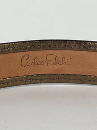 Vintage Carlos Falchi Leather Belt