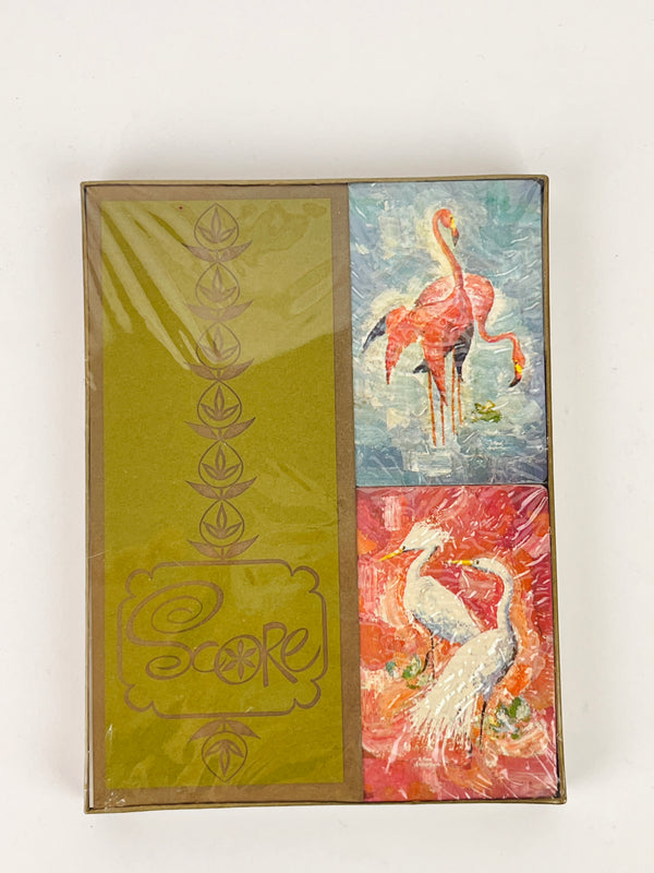 Vintage Tropical Birds Playing Cards