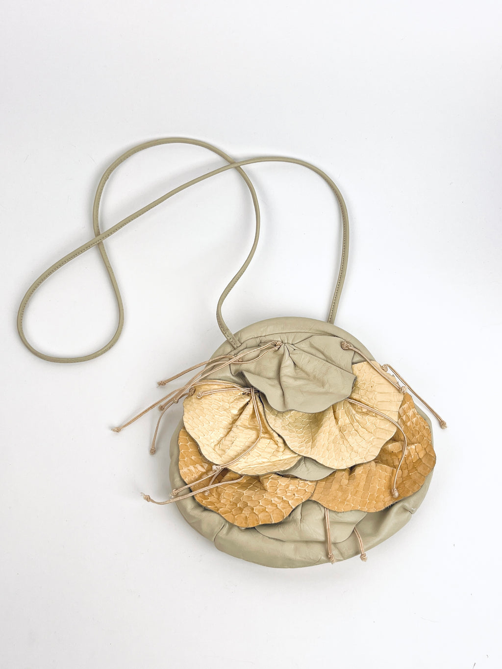 Vintage Snakeskin & Leather Purse