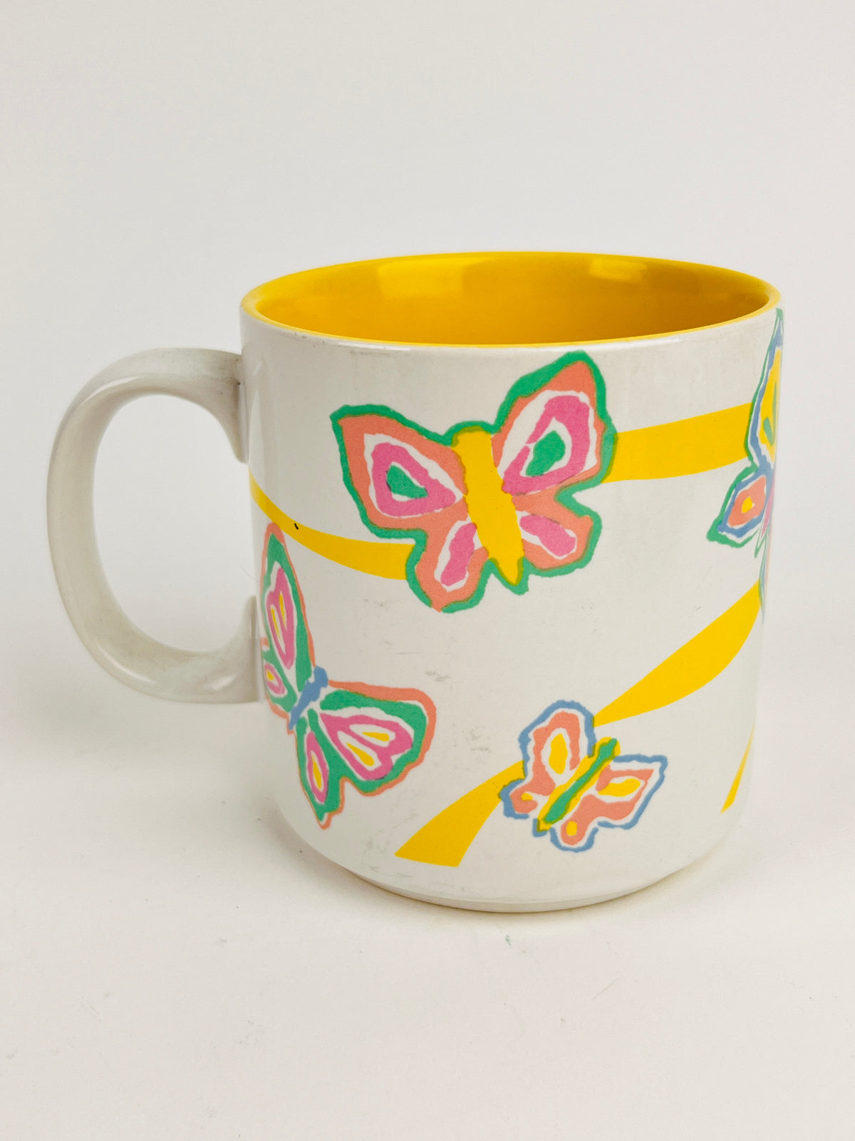 80s Vintage Butterfly Mug