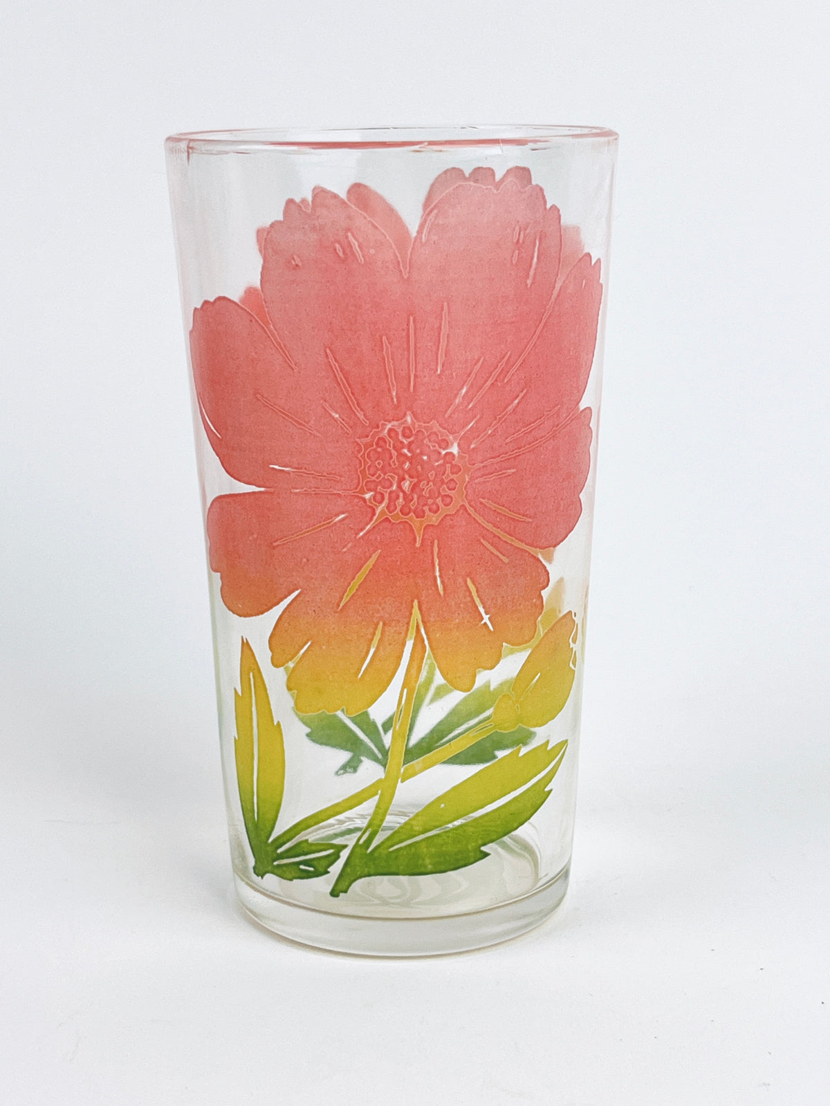 Vintage Pink Flower Glasses
