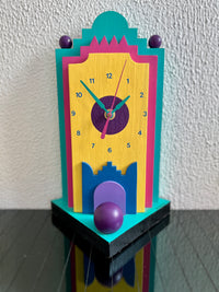 Vintage Postmodern / Memphis Style Clock