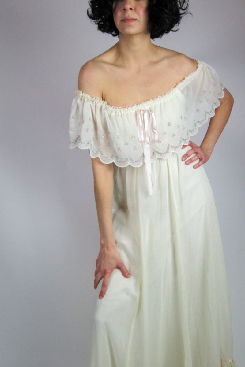 Vintage Gunne Sax Gauze Dress