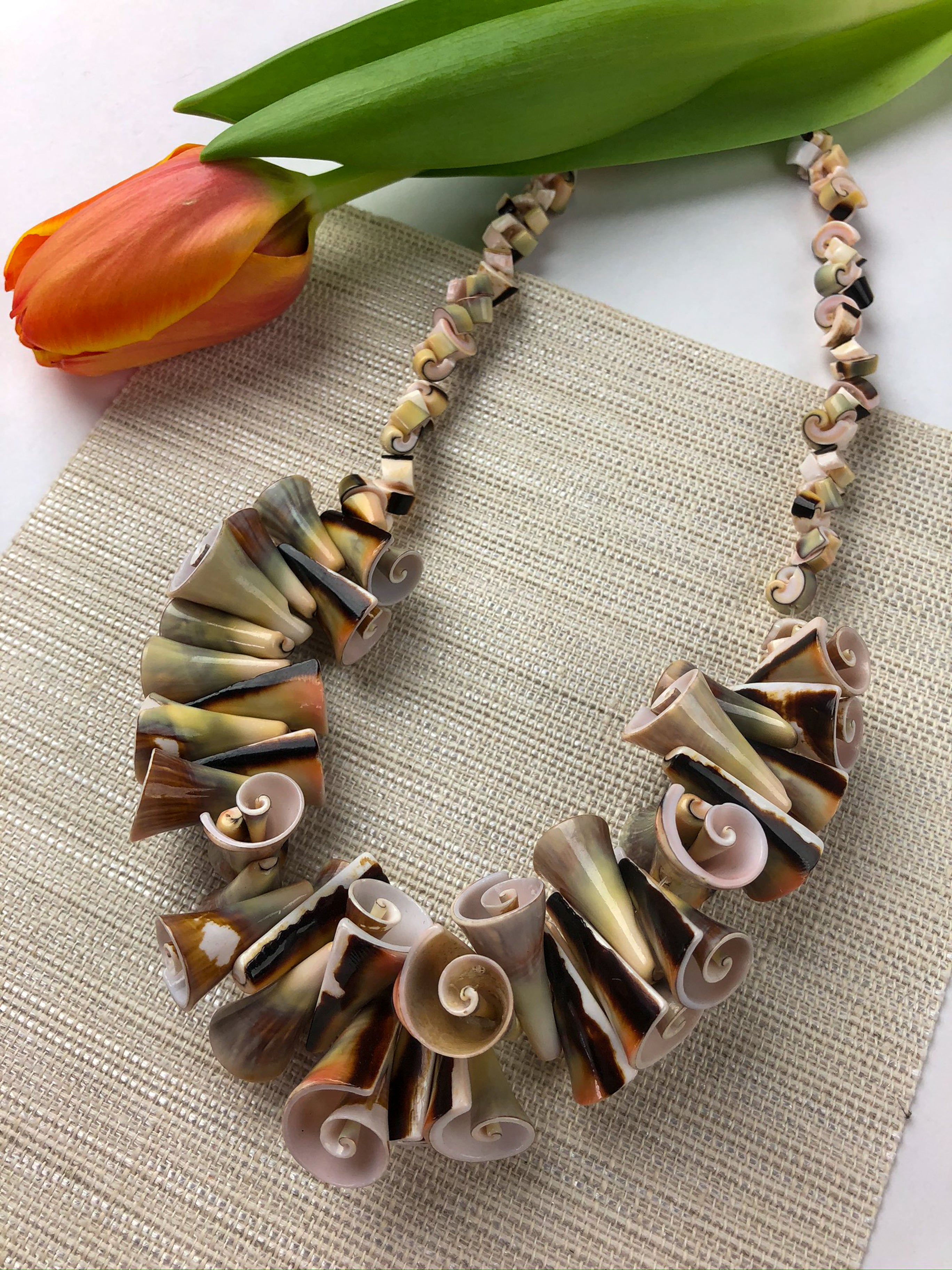 Antique clearance shell necklace