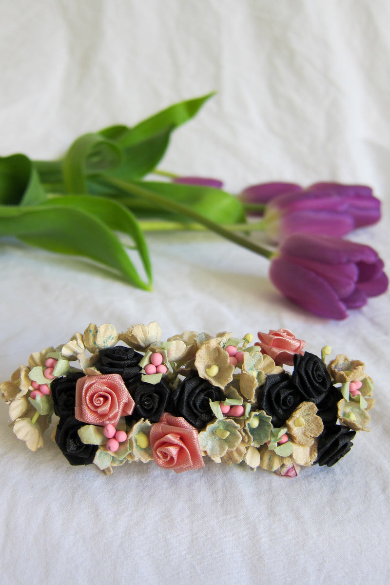 Vintage Floral Barrette