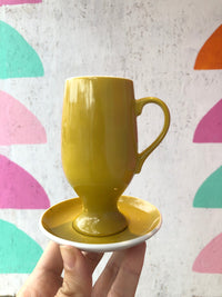 demitasse cup yellow